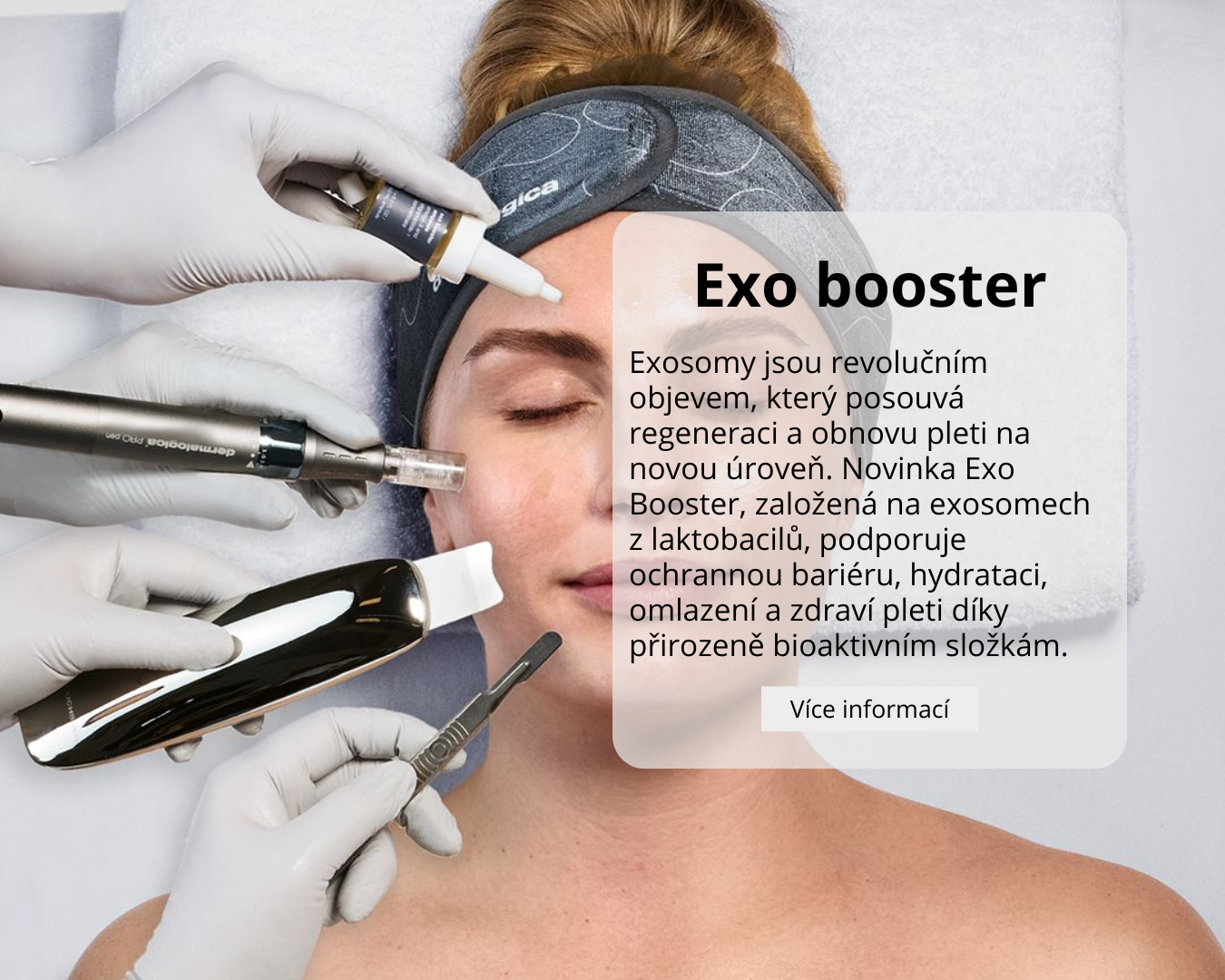 Exosomy jsou revolučním objevem, který posouvá regeneraci a obnovu pleti na novou úroveň. Novinka Exo booster, založená na exosomech z laktobacilů, podporuje ochrannou bariéru, hydrataci, omlazení a zdraví pleti díky přirozeně bioaktivním složkám.